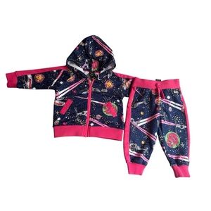 Bonds Kids Star wars Matching Set - Navy and Pink